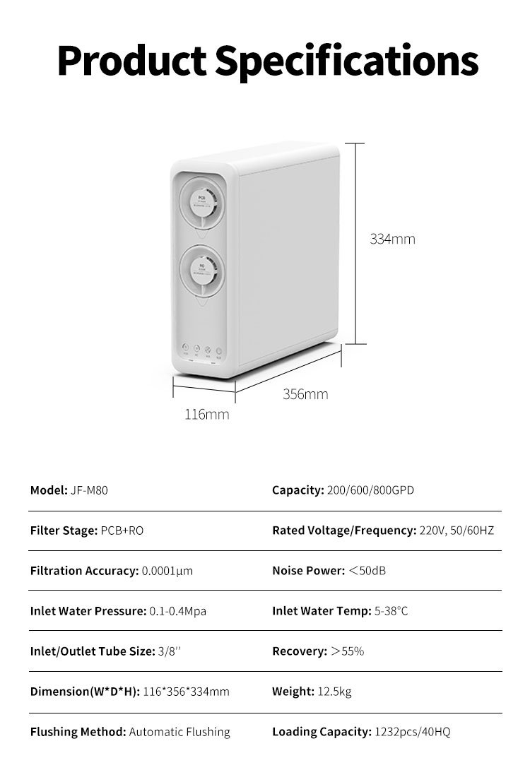 M80 - Water Purifier Manufacturer in China - Jeefy