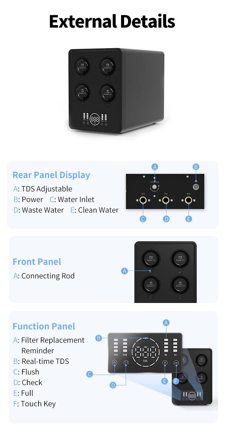 M80-P - Water Purifier Manufacturer in China - Jeefy